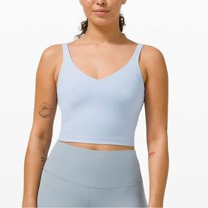 Lululemon Athletica Align tank top size 6 small powder baby blue linen 💙❄️ Alo